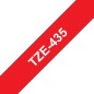 Brother Tape White on Red 12mm Brother Tape White on Red 12mm